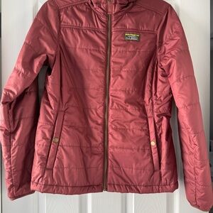 L.L. Bean Redish Clay  Quilted Jacket
